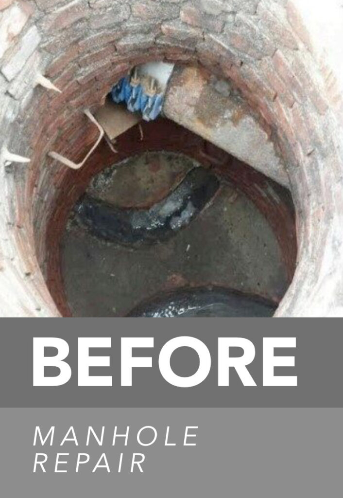 Manhole Repair - Before